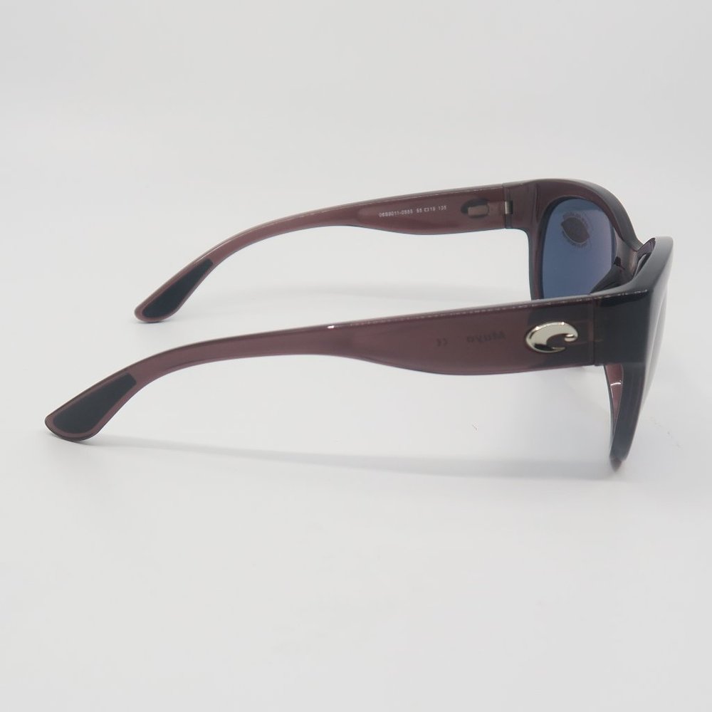 Costa MAYA 06S9011-0555 Translucent Brown/Blue Cat Eye Polarized New Sunglasses - Picture 5 of 7